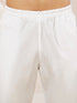 Men's White Cotton Kurta,Pyjama And Dupatta Set